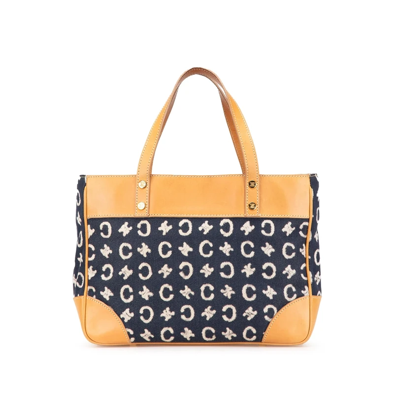 Celine Pre-Loved C Macadam Denim Handbag