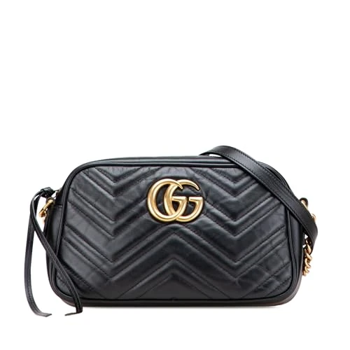 Gucci Pre-Loved Small GG Marmont Matelasse Leather Crossbody