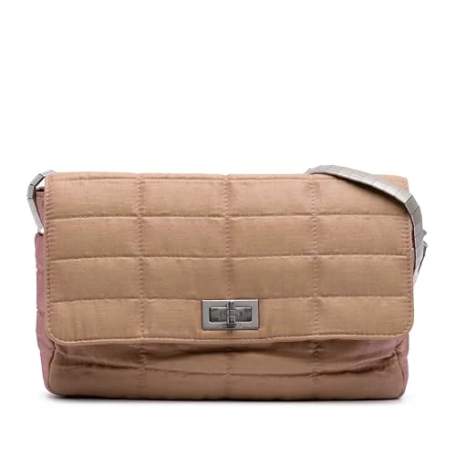 Chanel Pre-Loved Quilted Iridescent Nylon Mademoiselle Flap Shoulder Bag