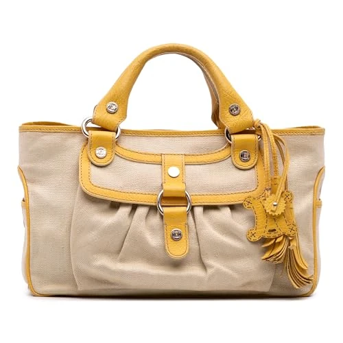 Celine Pre-Loved Canvas Boogie Handbag