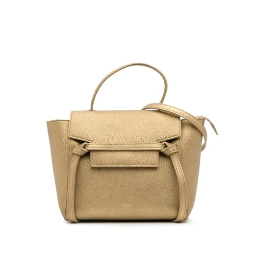 Celine Pre-Loved Nano Grained Calfskin Belt Bag Satchel