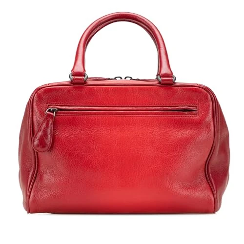 Bottega Veneta Small Madras Sfumato Brera Handbag - Red