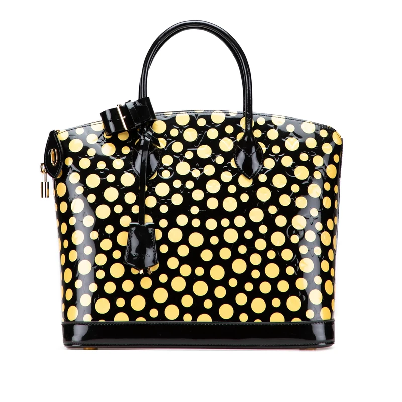 Pre-Loved Yayoi Kusama Monogram Infinity Dots Lockit MM