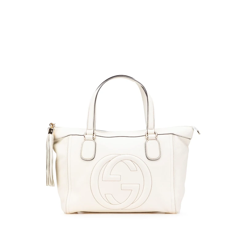 Gucci Pre-Loved Small Leather Soho Working Tote Bag