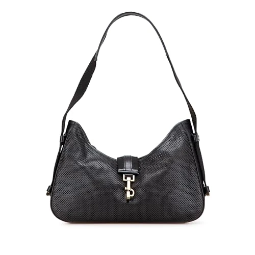 Gucci Pre-Loved Perforated Calfskin Jackie Shoulder Bag