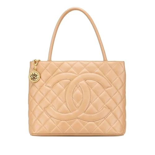 Chanel Pre-Loved Caviar Medallion Tote
