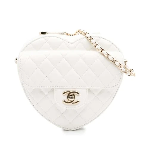 Chanel Pre-Loved Lambskin CC in Love Heart Crossbody
