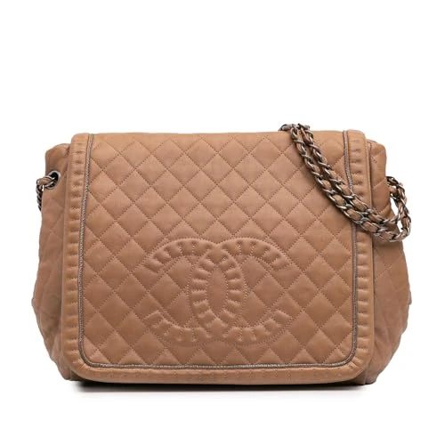 Chanel Pre-Loved Large Quilted Calfskin Istanbul Accordion Flap Shoulder Bag