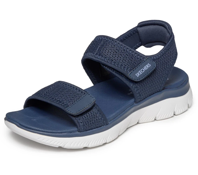 Skechers Women's Summits Sandal Cute Mark Trainers, Navy, 5 UK