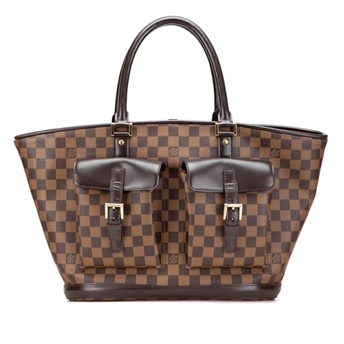 Louis Vuitton Pre-Loved Damier Ebene Manosque GM Tote Bag