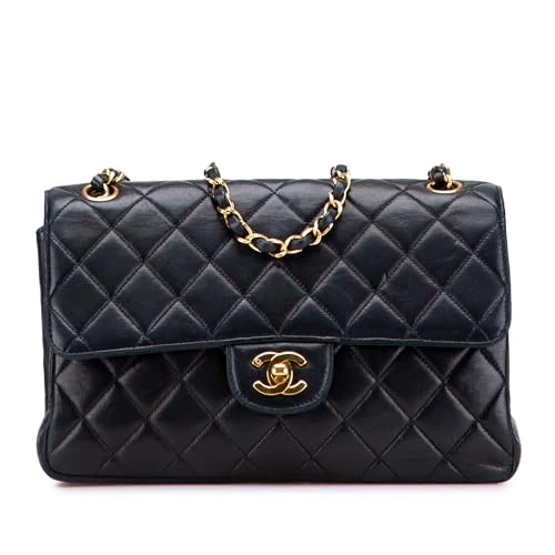 Chanel Pre-Loved Medium Quilted Lambskin Double Sided Flap Shoulder Bag