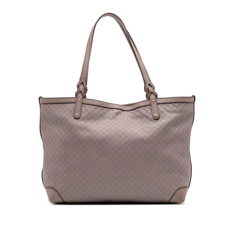 Gucci Pre-Loved Medium Microguccissima Craft Tote Bag