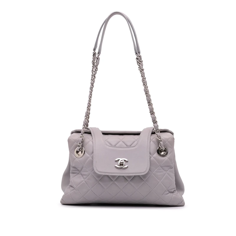 Chanel Pre-Loved Quilted Lambskin X3 Accordion Tote Bag