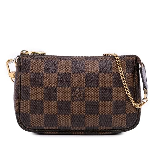 Louis Vuitton Pre-Loved Damier Ebene Mini Pochette Accessoires Handbag