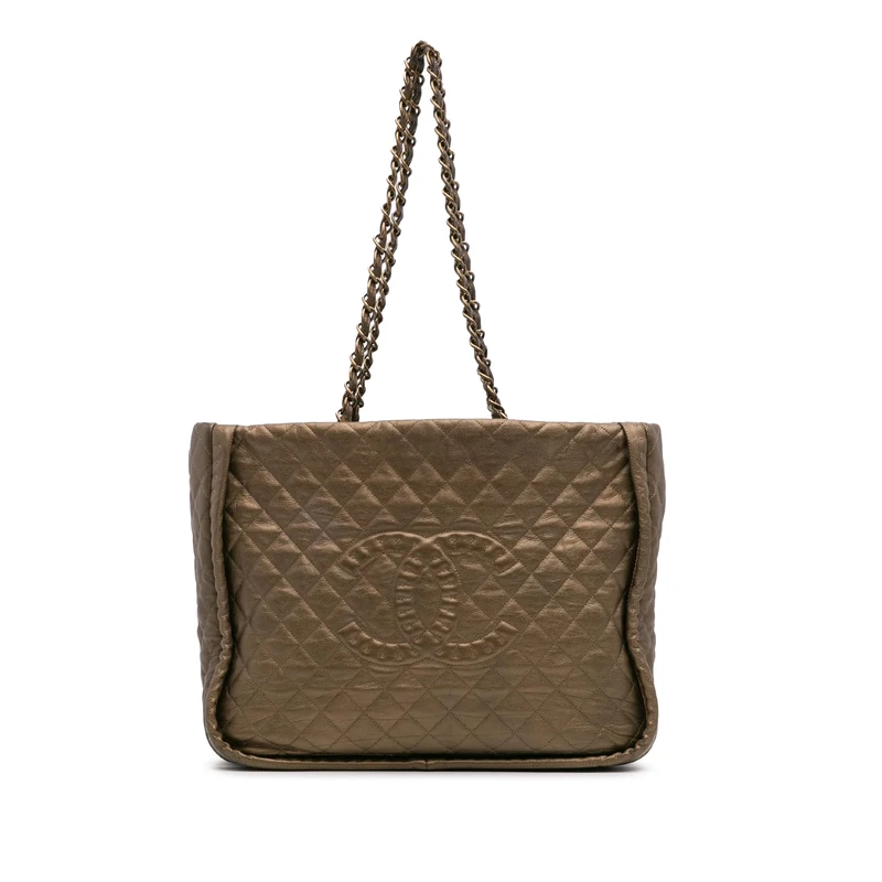 Chanel Pre-Loved CC Quilted Calfskin Istanbul Tote