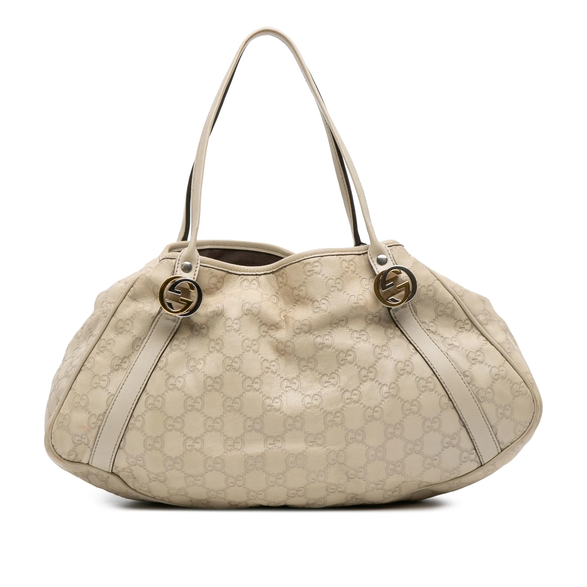 Gucci Pre-Loved Guccissima Twins Shoulder Bag