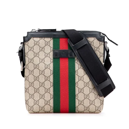 Gucci Pre-Loved GG Supreme Web Crossbody Bag