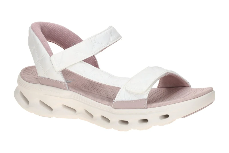 Skechers Women's Go Walk Glide-Step 2.0 Sandal Jada Slip-in Trainers, White, 8 UK
