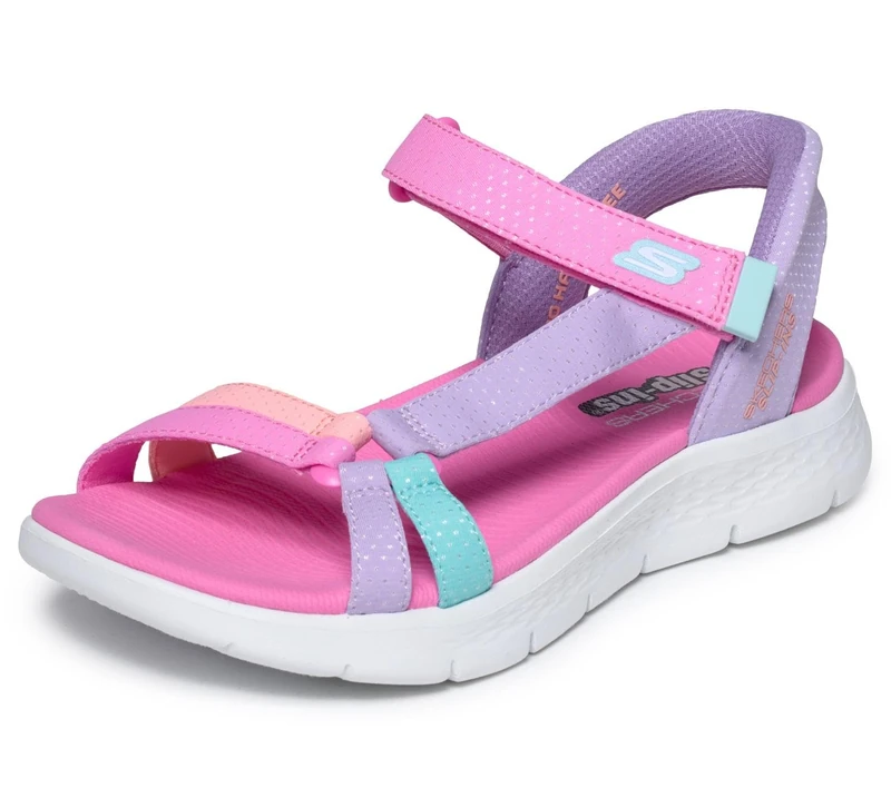 Skechers Girl's Go Walk Flex Sandal Lots of Sol Sneakers, Multicolor, 11.5 UK Child