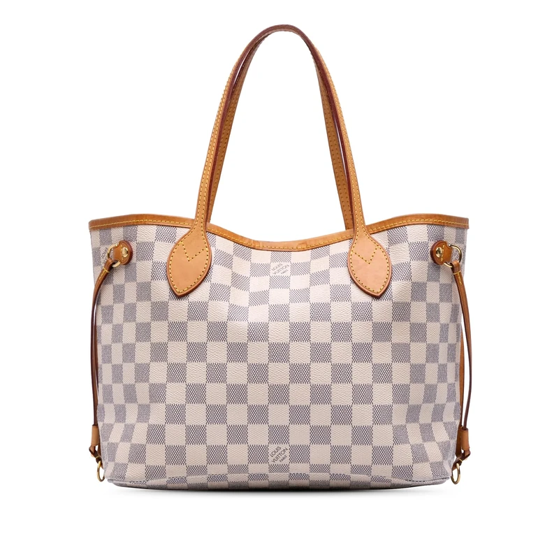 Louis Vuitton Pre-Loved Damier Azur Neverfull PM Tote Bag