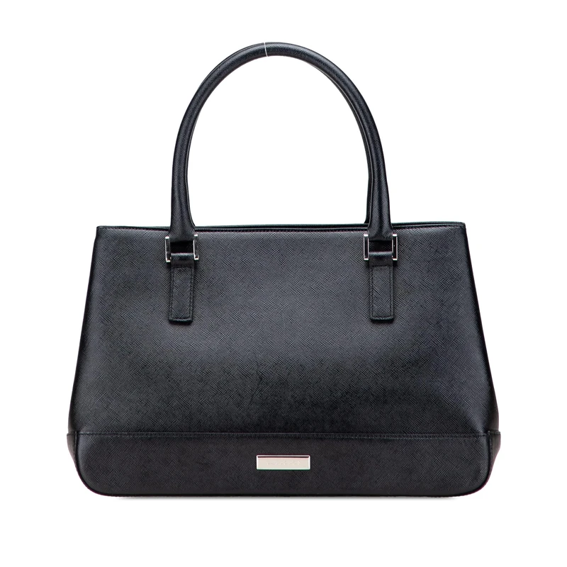 BURBERRY Pre-Loved Leather Tote