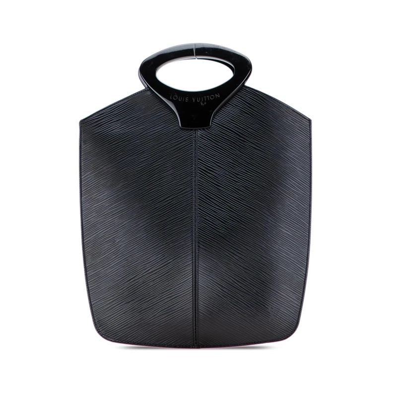 Louis Vuitton Epi Demi Lune Handbag - Black Epi Leather - Image 1