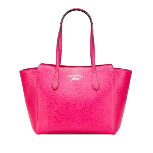 Gucci Pre-Loved Medium Dollar Calfskin Swing Tote Bag