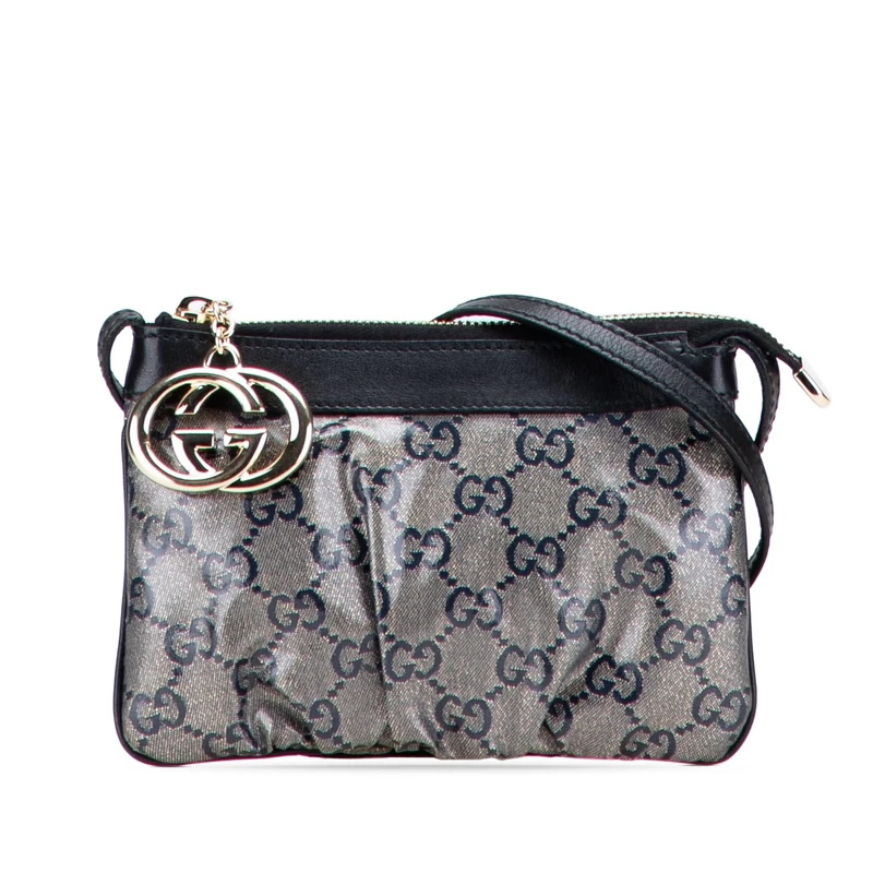 Pre-Loved GG Crystal Interlocking G Crossbody