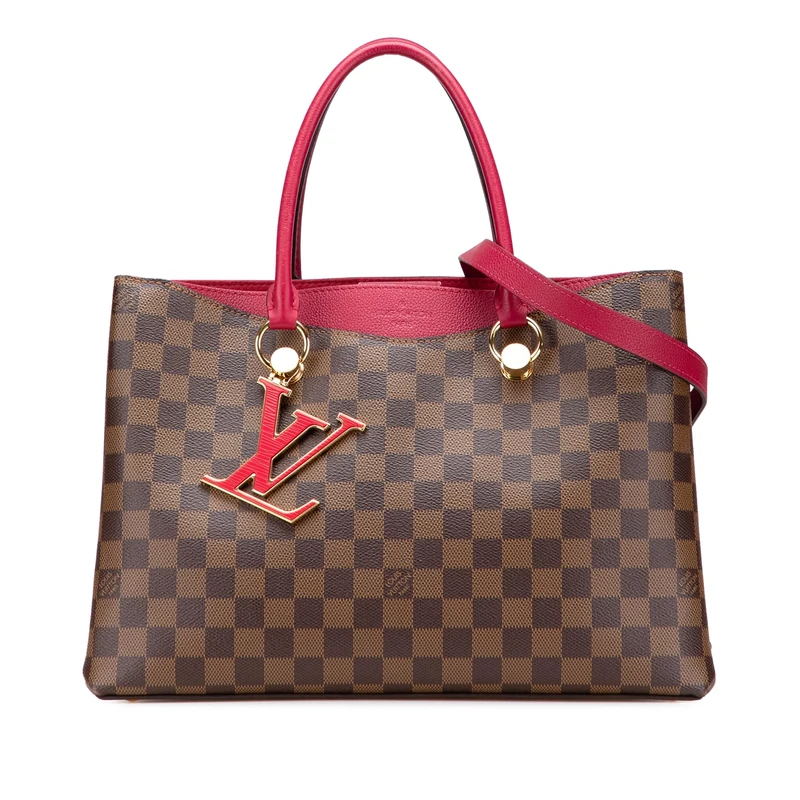 Louis Vuitton Pre-Loved Damier Ebene Riverside Handbag