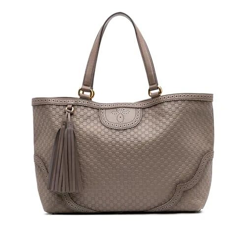 Gucci Pre-Loved Large Microguccissima Brogue Duilio Tote Bag