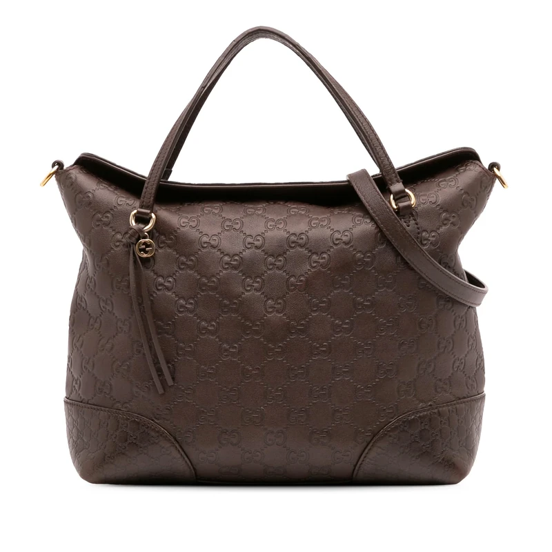 Pre-Loved Medium Guccissima Bree Fold Over Tote