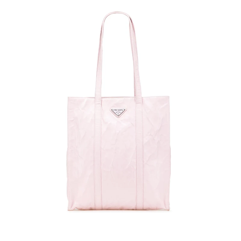 Prada Pre-Loved Small Nappa Antique Tote Bag
