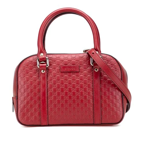 Gucci Pre-Loved Small Microguccissima Bree Satchel Handbag