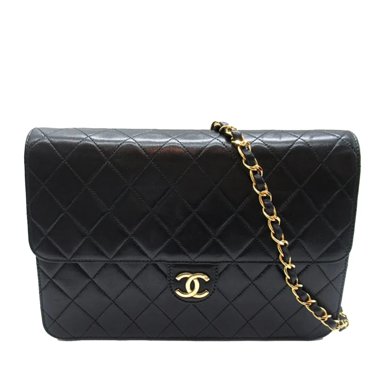 Chanel Pre-Loved CC Quilted Lambskin Single Flap