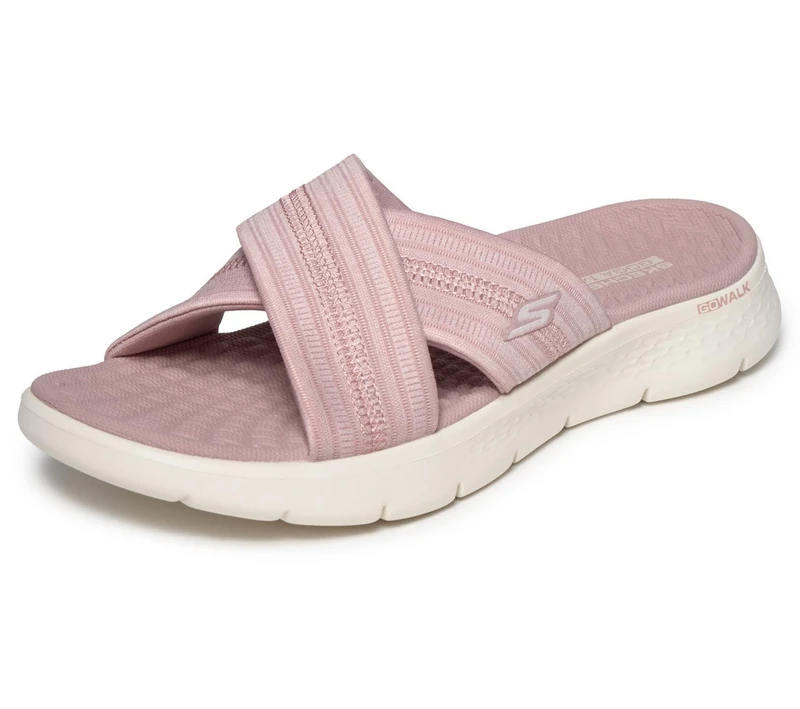 Skechers GO Walk Flex Sandal Impressed Women's Vegan Slide Sandals with Memory Foam Straps