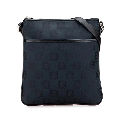 LOEWE Pre-Loved Anagram Canvas Crossbody