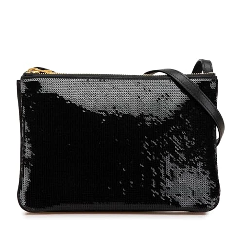 Celine Pre-Loved Small Sequin Trio Crossbody Bag