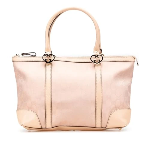 Gucci Pre-Loved GG Canvas Lovely Tote Bag