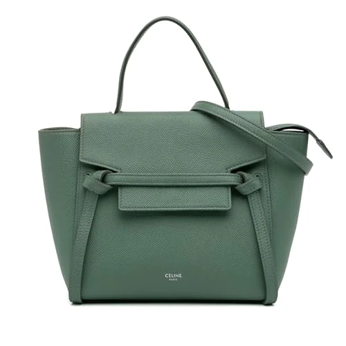 Celine Pre-Loved Nano Grained Calfskin Belt Bag Satchel