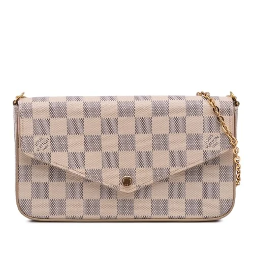 Louis Vuitton Pre-Loved Damier Azur Pochette Felicie Crossbody Bag