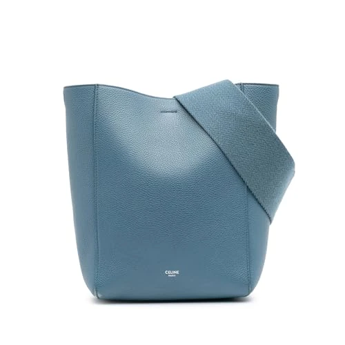 Celine Pre-Loved Small Soft Grained Calfskin Seau Sangle Bucket Bag