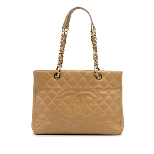Chanel Pre-Loved Caviar Grand Shopping Tote Bag