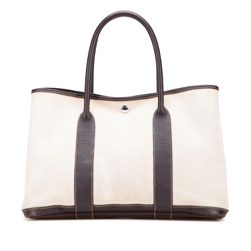 Hermès Pre-Loved Toile and Negonda Garden Party 36