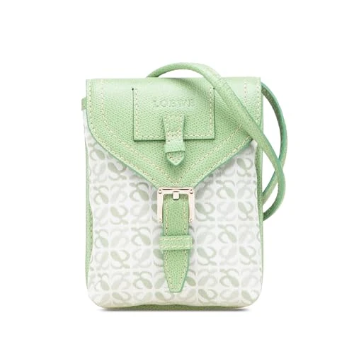 LOEWE Pre-Loved Anagram Canvas Crossbody Bag