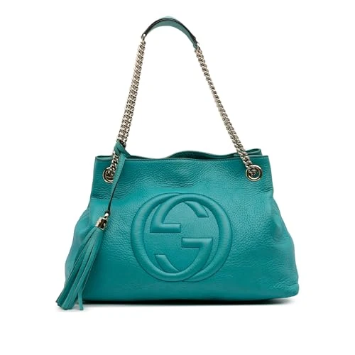 Gucci Pre-Loved Medium Leather Soho Chain Tote Bag