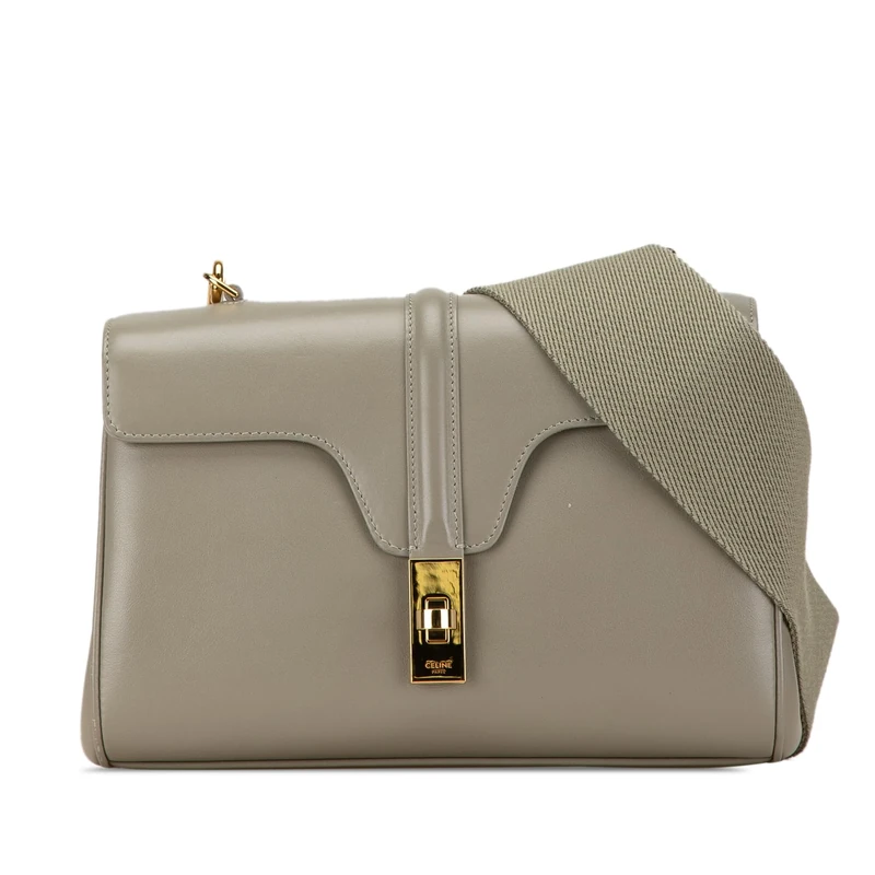 Celine Pre-Loved Teen Smooth Calfskin Soft 16 Crossbody Bag