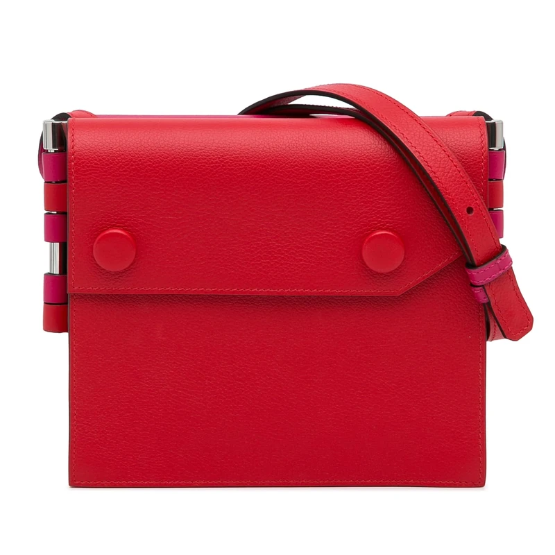 Hermès Pre-Loved Evercolor Twins Crossbody Bag