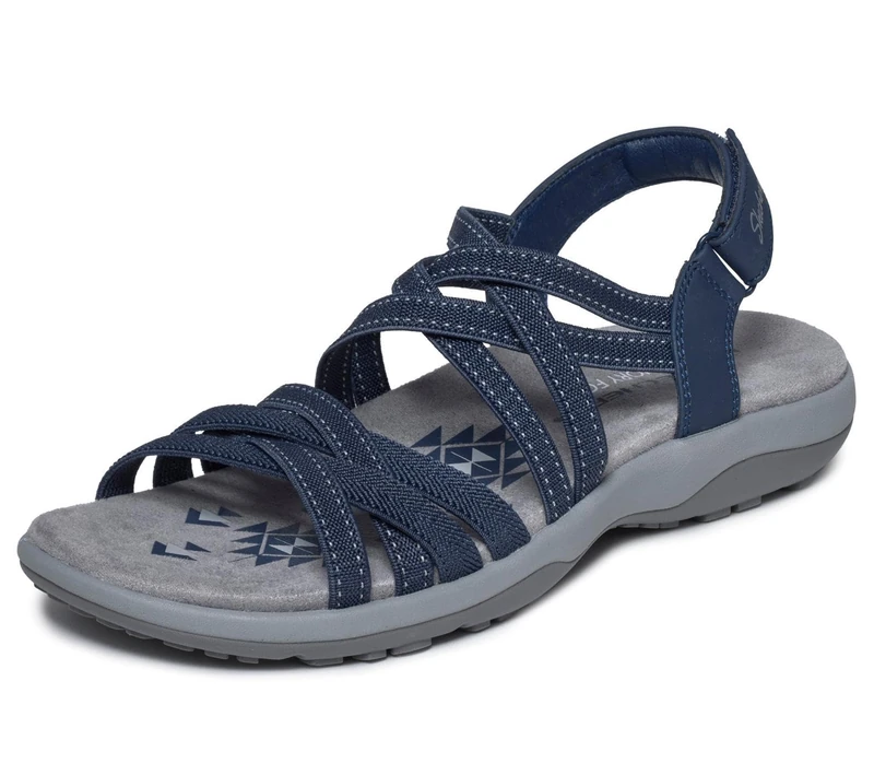 Skechers Reggae Slim Summer Getaway Womens Adjustable Sling Back Sandals