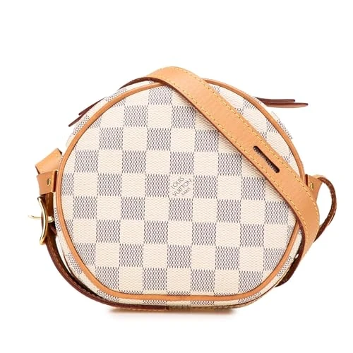 Louis Vuitton Pre-Loved Damier Azur Boite Chapeaux Souple PM Crossbody Bag