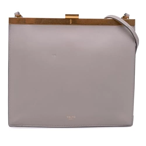 Celine Pre-Loved Mini Smooth Calfskin Clasp Bag